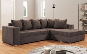 Разтегателен ъглов диван + табуретка Лондо