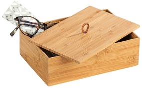 Бамбукови органайзери за баня в комплект от 3 бр. в естествен цвят Terra – Wenko