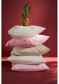 Розово единично спално бельо от памук перкал 140x200 cm Daisy – JUNA