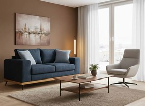 Двуместен диван Dysine-Морско синьо тъмно