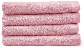Розови бързосъхнещи памучни кърпи в комплект от 4 бр. 30x30 cm Quick Dry – Catherine Lansfield