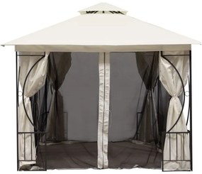 Градинска палатка 3х3 м с мрежа против комари 2в1