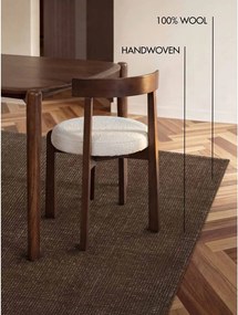 Кафяв ръчно изработен вълнен килим 120x170 cm Greenwich – Ted Baker