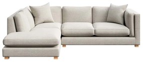 Кремав ъглов диван (ляв ъгъл) Pomo - Ame Yens