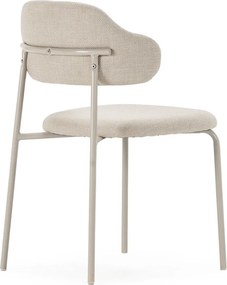 Кремави трапезни столове в комплект от 4 бр. Adriel – Marckeric