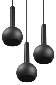 Черно висящо осветително тяло ø 52 cm Ciliana – CINQUE