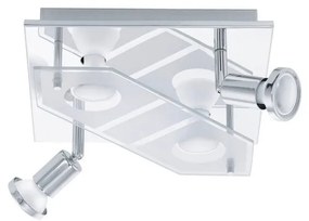 Eglo 75379 - LED RGBW регулируемо осветително тяло CABO-C 4xGU10/4W/230V + DO