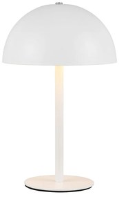 LED настолна лампа в матово бял цвят с метален абажур (височина 21 cm) Munoz – Trio