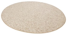 Светлокафяв кръгъл килим ø 200 cm Wolly – BT Carpet