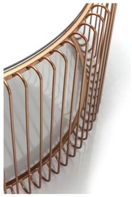 Комплект от 2 масички за кафе в меден декор Wire Big - Kare Design