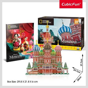 Cubic Fun - Пъзел 3D National Geographic St.Basil's Cathedral (Russia) 224ч. DS0999h