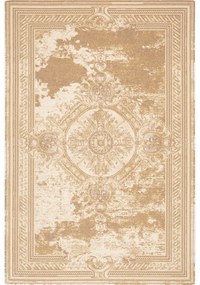 Бежов вълнен килим 133x180 cm Emily - Agnella