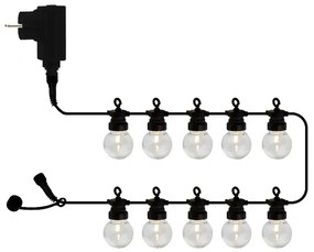 Светлинна верига с 10 броя крушки, дължина 300 cm Lucas Clear – Sirius