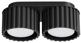 Sollux SL.1788 - Точково осветително тяло AURA 2xGX53/10W/230V черно