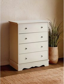 Скрин в цвят слонова кост 69x89x42 cm Emily – Premier Housewares
