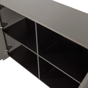 Сив скрин от декор от ясен 200x85x44 cm Brock – WOOOD