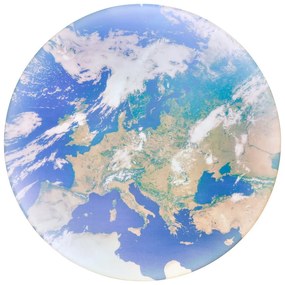 Синя LED детска лампа за таван ø 37 cm Terra – Trio