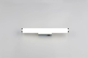 LED стенна лампа в лъскаво сребристо Mattimo – Trio