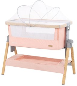 KIKKA BOO Мини кошара - кошче с дървена рамка NANNA PINK WOOD