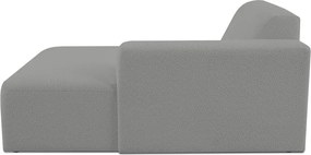 Сив модулен диван от букле (десен ъгъл) Roxy – Scandic