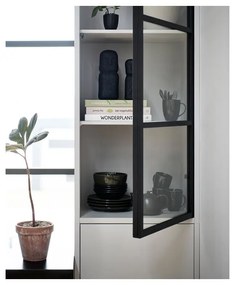 Светлосива витрина от борова дървесина 53x230 cm Basic - vtwonen