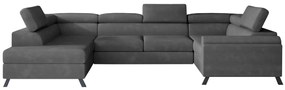 Разтегателен диван в П-образна форма ESMADA, 336x92x200, paros 06, ляв