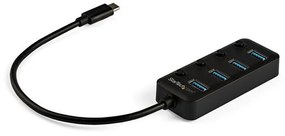 USB извод Startech HB30C4AIB Черен