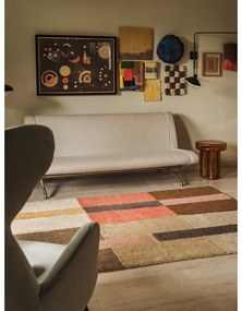 Ръчно изработена вълнена пътека 80x230 cm Chroma Spiced Coral – Lorena Canals