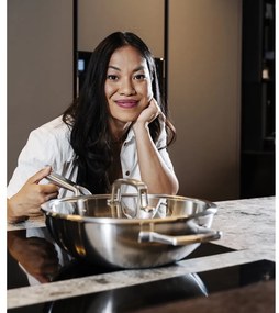 Уок тиган с капак от неръждаема стомана ø 30 cm Chili Ta – FABINI