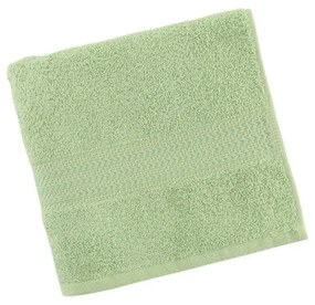 Зелена хавлиена кърпа от чист памук , 50 x 90 cm - Foutastic