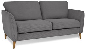 Тъмносив диван от рипсено кадифе 170 cm Paris – Scandic