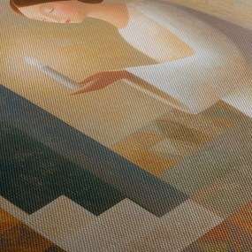 Картина на платно Коледна – Вълшебна ангелска светлина