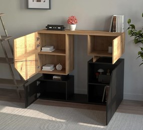 Бюфет Twilight-Дърво-Черен