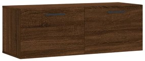 830163 vidaXL Стенен шкаф, кафяв дъб, 100x36,5x35 см, инженерно дърво