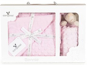 CANGAROO Одеяло с играчка BENNIE РОЗОВО