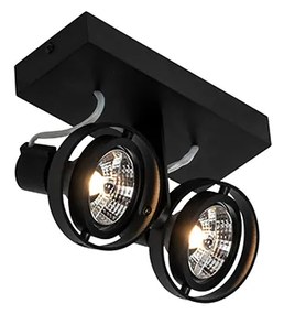 Модерен прожектор черен 2-светлина - Master 70