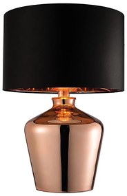 Endon 61149 - Настолна лампа WALDORF 1xE27/10W/230V меден/черен