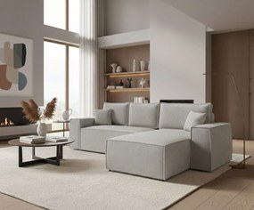 Ъглов диван Malaga mini I-Gkri-Right