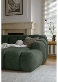 Тъмнозелен ъглов диван (десен ъгъл) Shell – Miuform