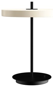 Черно-бяла метална LED затъмняваща се настолна лампа с метален абажур (височина 41,5 cm) Asteria Table – UMAGE