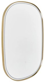 Огледало за баня медно с LED 3-степенно димируемо с докосване овално - Miral