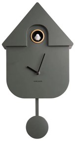 Зелен стенен часовник , 21,5 x 41,5 cm Modern Cuckoo - Karlsson