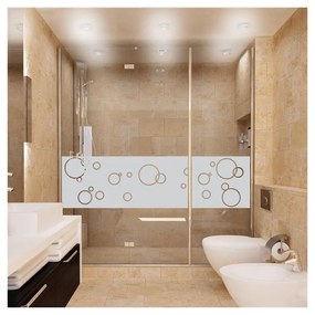 Водоустойчив стикер за душ Bubbles, 200 x 55 cm - Ambiance