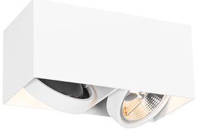 Дизайнерски прожектор с правоъгълна AR111 2-светлина - Box