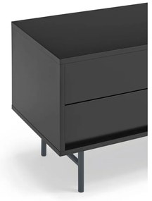 ТВ масичка 180x56 cm в черно и антрацит Nube - Teulat