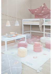 Розов ръчно изработен памучен детски килим подходящ за пране 140x200 cm Noah – Lorena Canals
