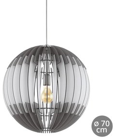 Eglo 96974 - Висящо осветително тяло OLMERO 1xE27/60W/230V 700mm