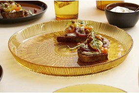 Оранжева стъклена чиния за сервиране ø 30 cm Kusintha - Bitz