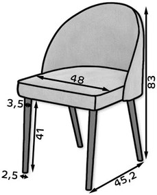 Стол Colossus 84  (2 τεμάχια)