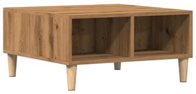 856441 vidaXL Масичка за кафе Artisan Oak 60x60x30 cm Инженерна дървесина